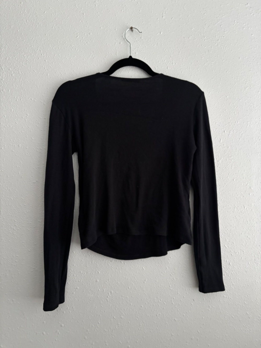 Zara Black LACE TRIMMED COMBINATION CARDIGAN SWEATER AND TOP - Picture 5 of 9